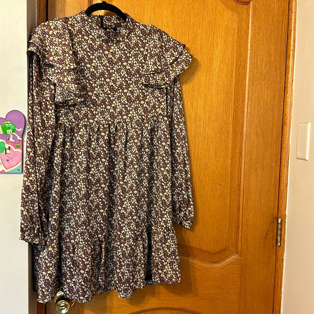 Zara Floral Tiered Dress